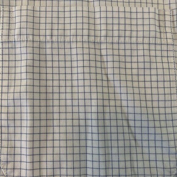 Brooks Brothers 1818 orig polo Mens Size 17/34 Shirt Small Blue Check Pattern - Picture 4 of 9